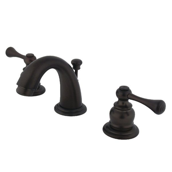 Kingston Brass KB915BL Vintage Widespread Bathroom Faucet, Oil Rubbed Bronze KB915BL